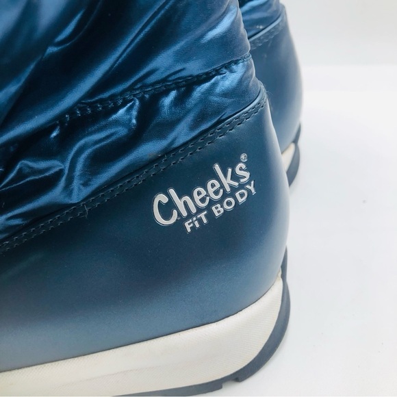 Tony Little Cheeks Blue Faux‎ Fur Fit Body Water-Repellent Boots Woman’s 11M - Picture 4 of 10